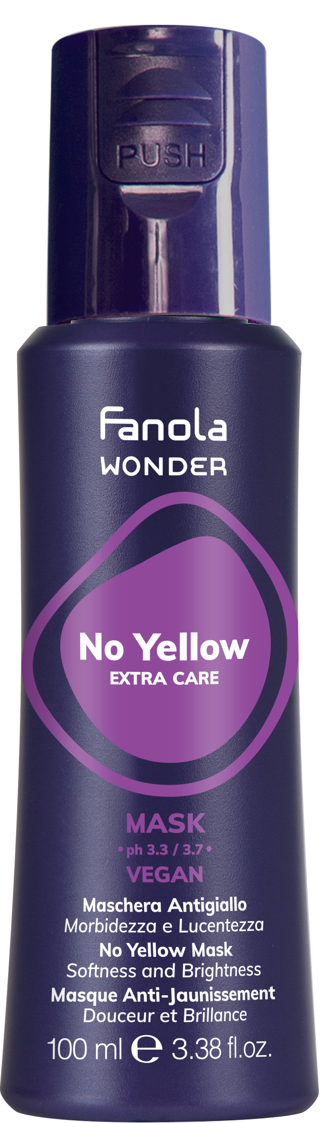 Fanola Wonder No Yellow Extra Care Mask — антижовта маска для волосся, 100 мл